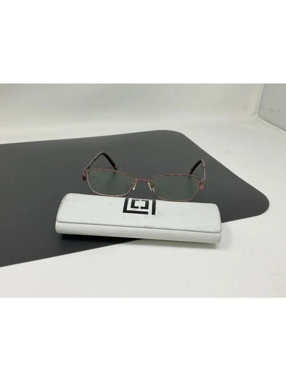 Liz Claiborne Eyeglasses Womens Burgundy L345 0JTU Metal Frames 51-16-135